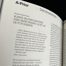Load image into Gallery viewer,  A-Prior issue #7, a monographic issue on Belgian photographer Dirk Braeckman