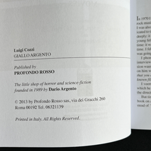 Load image into Gallery viewer, Luigi Cozzi - Giallo Argento. All About Dario Argento and his movies