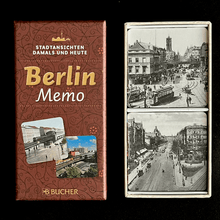 Load image into Gallery viewer, Berlin Memo - Stadtansichten Damals und Heute Memory game Blicero Books