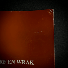 Load image into Gallery viewer, Dimitri Verhulst - Werf en wrak Poetry book Zeldzaam / Rare