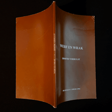Load image into Gallery viewer, Dimitri Verhulst - Werf en wrak Poetry book Zeldzaam / Rare
