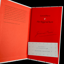 Load image into Gallery viewer, Gerard Reve - Het hijgend hert Leporello in harde kaft Eerste druk. Beperkte oplage van 1200 exemplaren. Gesigneerd