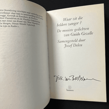 Load image into Gallery viewer, Jozef Deleu - Waar zit die heldere zanger? Poetry anthology Blicero Books