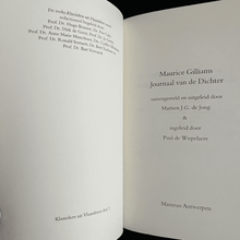 Load image into Gallery viewer, Maurice Gilliams - Journaal van de Dichter Prose Blicero Books