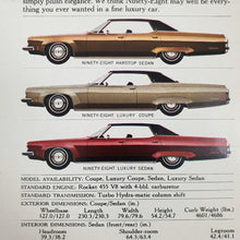 Load image into Gallery viewer, 1973 Oldsmobile Brochure Rare
