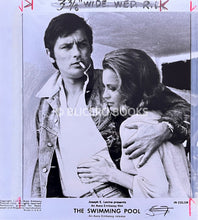 Load image into Gallery viewer, Alain Delon and Romy Schneider - La Piscine / The Swimming Pool. Vintage press photograph Press photo Blicero Books