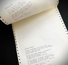 Load image into Gallery viewer, Dirk van Bastelaere - 'Haworth pastorie'-cyclus. Dot matrix printer print. Super zeldzame Dot-Matrix print