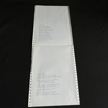 Load image into Gallery viewer, Dirk van Bastelaere - 'Haworth pastorie'-cyclus. Dot matrix printer print. Super zeldzame Dot-Matrix print