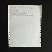 Load image into Gallery viewer, Dirk van Bastelaere - 'Haworth pastorie'-cyclus. Dot matrix printer print. Super zeldzame Dot-Matrix print