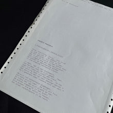 Load image into Gallery viewer, Dirk van Bastelaere - 'Haworth pastorie'-cyclus. Dot matrix printer print. Super zeldzame Dot-Matrix print