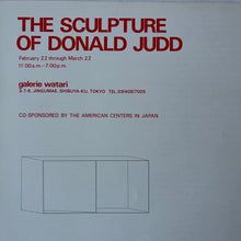 Load image into Gallery viewer, Donald Judd Art Catalog Blicero Books