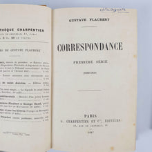 Load image into Gallery viewer, Gustave Flaubert - Correspondance. Première Série (1830-1850) Book Rare