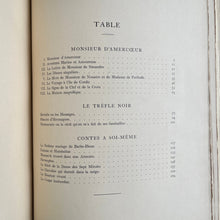 Load image into Gallery viewer, Henri de Regnier - La Canne de Jaspe / Monsieur D'Amercoeur / Le Trèfle noir / Contes à Soi-Même Édition Illustrée De Dix Eaux-Fortes Originales De Drian, aquarellées à la main