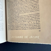 Load image into Gallery viewer, Henri de Regnier - La Canne de Jaspe / Monsieur D'Amercoeur / Le Trèfle noir / Contes à Soi-Même Édition Illustrée De Dix Eaux-Fortes Originales De Drian, aquarellées à la main