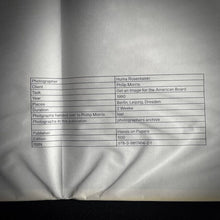 Load image into Gallery viewer, Huma Rosentalski - 1990 DDR Zines Limited edition photo zine