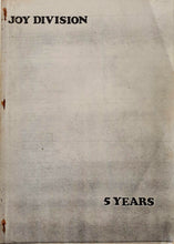 Load image into Gallery viewer, Joy Division & New Order - Five Years Scrap book Blicero Books