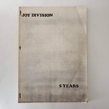 Load image into Gallery viewer, Joy Division & New Order - Five Years Scrap book Blicero Books