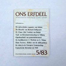 Load image into Gallery viewer, Ons Erfdeel 1983 - Zesentwintigste Jaargang Periodical Blicero Books