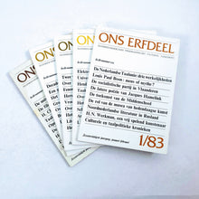 Load image into Gallery viewer, Ons Erfdeel 1983 - Zesentwintigste Jaargang Periodical Blicero Books