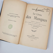 Load image into Gallery viewer, Remy de Gourmont - Le Livre des Masques Blicero Books