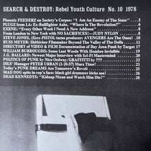 Load image into Gallery viewer, Search & Destroy N° 10 - 1988 reprint Periodicals Burroughs - Ballard - Russ Meyer - Dead Kennedys