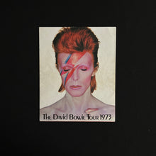 Load image into Gallery viewer, The David Bowie Tour 1973 Tour program Super rare David Bowie UK 1973 tour program