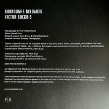 Load image into Gallery viewer, Victor Bockris - Burroughs Reloaded Photography book Edition of 1000