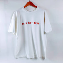 Load image into Gallery viewer, Vintage 1995 John Baldessari - 'This not That' T-Shirt Shirts Rare