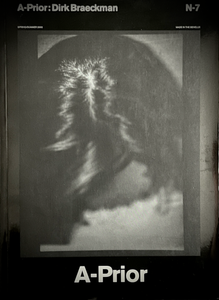 Front cover of A-Prior issue #7, a monographic issue on Belgian photographer Dirk Braeckman