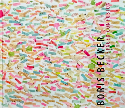 Boris Becker Staged Confusion hardcover book, cover