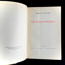 Load image into Gallery viewer, Ernst Jünger - Op de marmerlklippen
