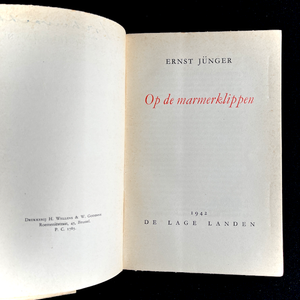 Ernst Jünger - Op de marmerlklippen