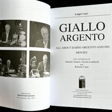 Load image into Gallery viewer, Luigi Cozzi - Giallo Argento. All About Dario Argento and his movies
