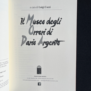 Luigi Cozzi (ed) - Il Museo degli Orrori di Dario Argento