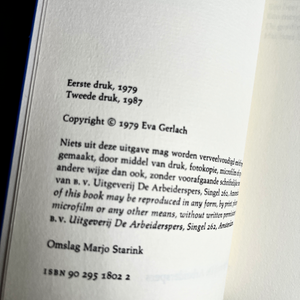 Eva Gerlach - Verder geen leed  (Debuut, herdruk)