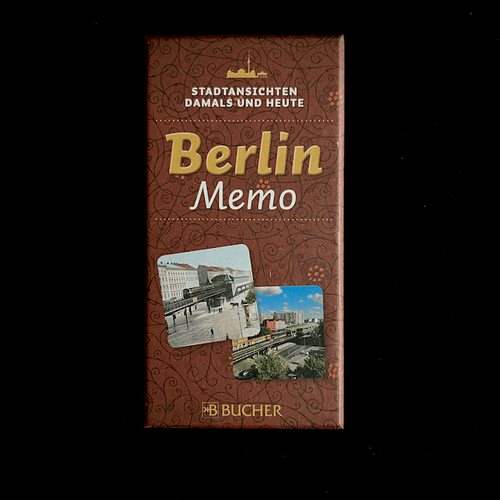 Berlin Memo - Stadtansichten Damals und Heute Memory game Blicero Books