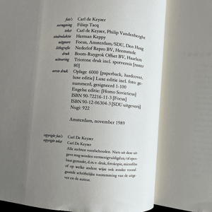 Carl De Keyzer - U.S.S.R | 1989 | C.C.C.P - Signed first edition Photography books First edition, first printing. Signed by Carl De Keyzer