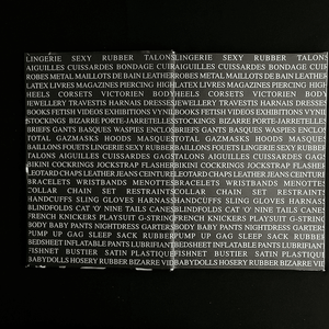 Christophe Mourthé - Boutique Minuit Catalogue Fetish Fashion catalog First edition Galerie Minuit fetish fashion catalog