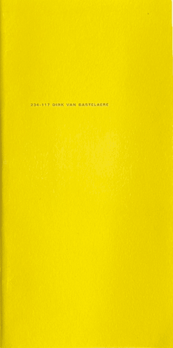 Dirk van Bastelaere - The Style Manual; en Astrid Lampe - Gedichten Blicero Books