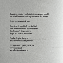 Load image into Gallery viewer, Henk van der Waal - Vreemdgang Poetry book Henk vander Waal, poëzie, poetry, eerste druk, ex libris
