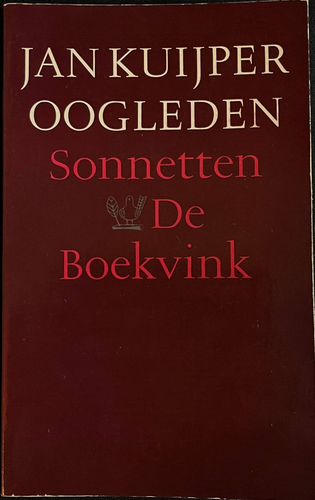 Jan Kuijper - Oogleden Poetry book Eerste druk