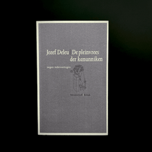 Load image into Gallery viewer, Jozef Deleu - De pleinvrees der kanunniken Essays Blicero Books
