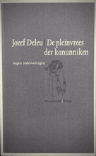 Load image into Gallery viewer, Jozef Deleu - De pleinvrees der kanunniken Essays Blicero Books
