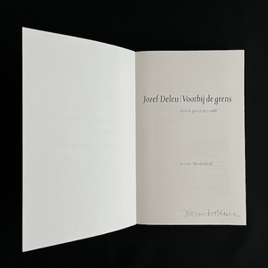 Jozef Deleu - Voorbij de grens (Met opdracht) Prose & prose poetry Eerste druk, gesigneerd, met opdracht