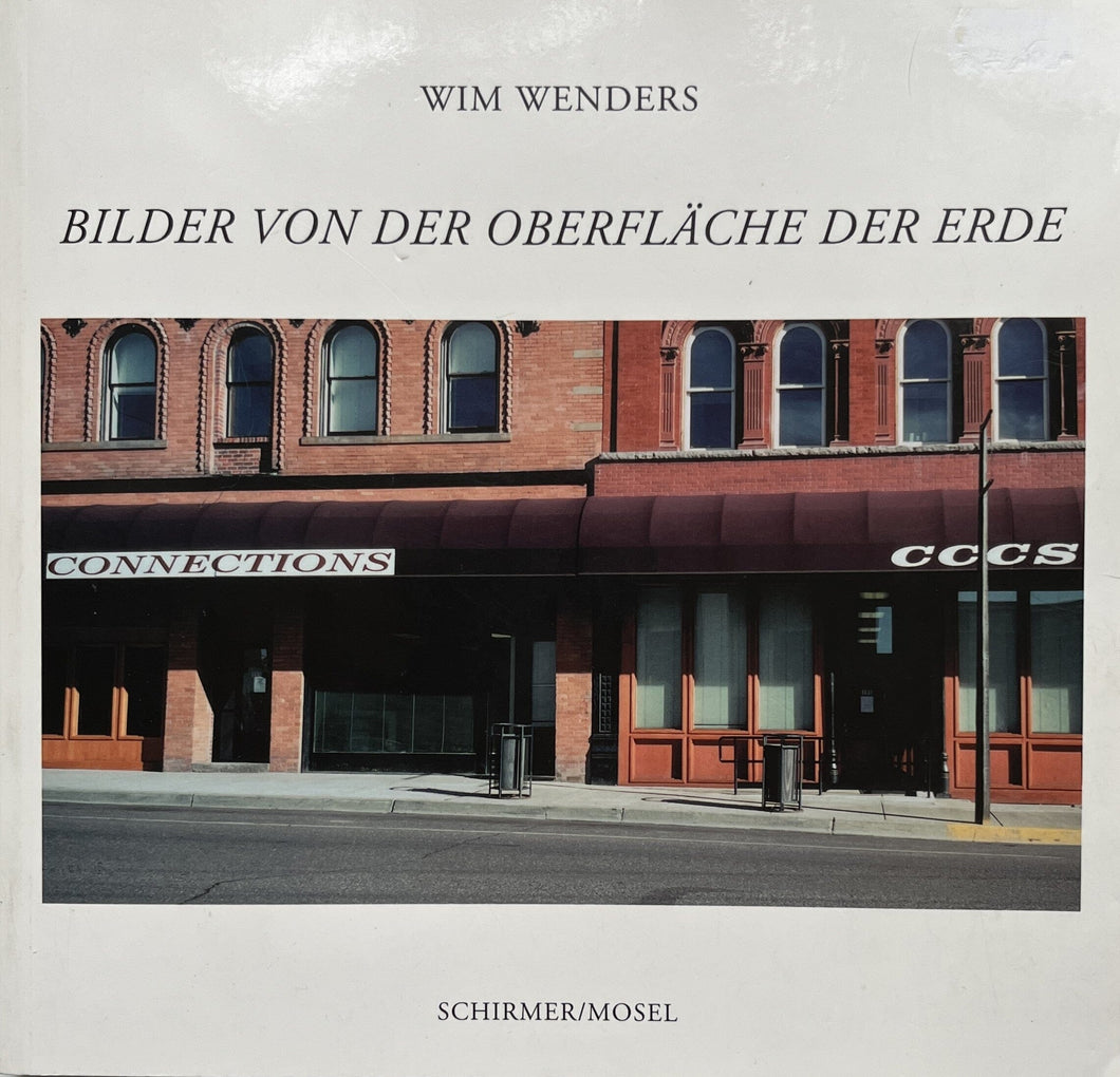 Wim Wenders - Bilder von der Oberfläche der Erde Blicero Books