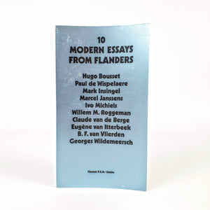 10 Modern Essays From Flanders Blicero Books