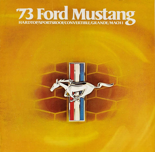 1973 Ford Mustang Blicero Books