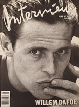 Load image into Gallery viewer, 1988 - Andy Warhol&#39;s Interview - June issue - Willem Dafoe (cover) Magazine Blicero Books
