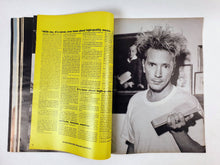 Load image into Gallery viewer, 1991 - Andy Warhol&#39;s Interview - January issue - Johnny Rotten (cover) Magazine Blicero Books
