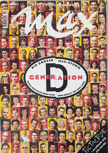 1997/10 - Max October issue - Generation D Magazine Blicero Books